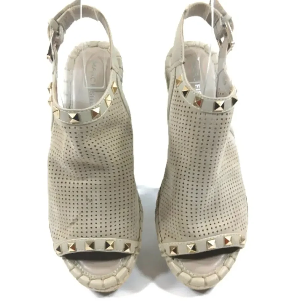 Marc Fisher Senton Espadrille Sandals GUC size 6M  SS#34